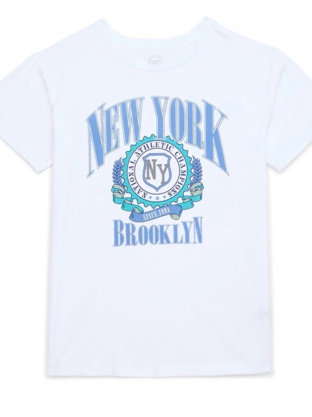 White New York Brooklyn Graphic Tee - Kids